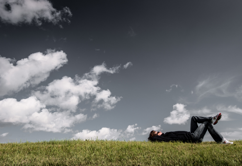 a worker enjoying a stress-free work environment