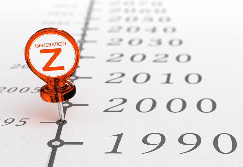 a gen z pin in a timeline